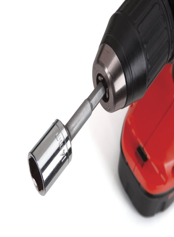 ISC 3Pcs Hex Driver Drill Socket Extension Bit Adapter Set (1/4", 3/8", 1/2") - Image 3